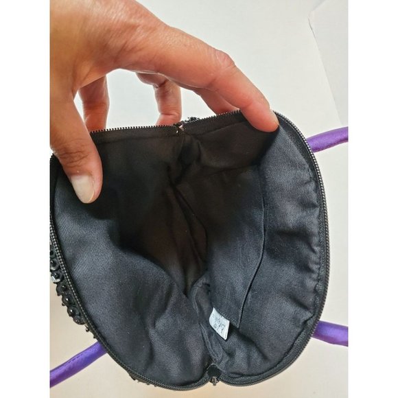 Vintage black sequin bag by La Regale - Picture 3 of 8